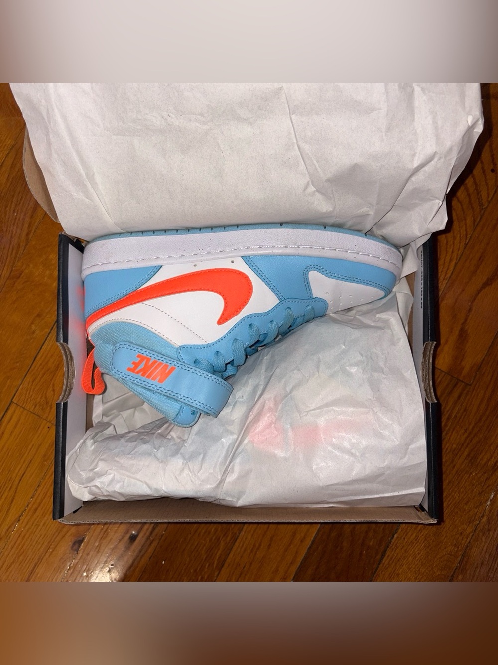 Nike court borough - Aquarius Blue HF4791-407